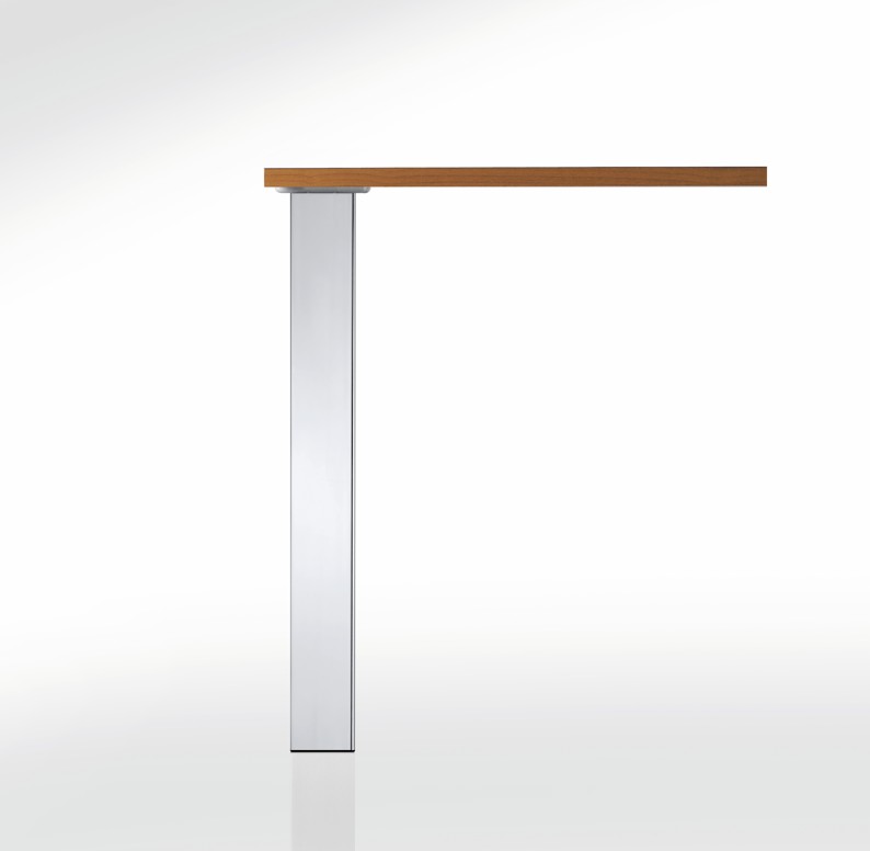 Pied de table Quadra 80 x 80 mm